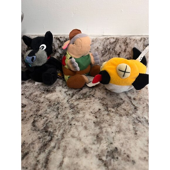 The Meanie Series 1 & 2- Plush Bundle -digger the snottish Terrier-Armydillo Dan - Picture 10 of 11